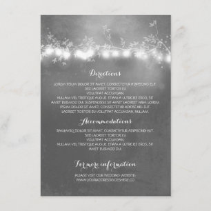 Mason Jar Rustic Wedding Details Begleitkarte