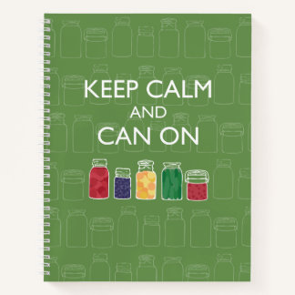 Mason Jar Spiral Notebook Canning Journal Notizbuch