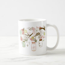 Mason Jars und Hübsche Blume