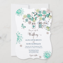 Mason Jars Wedding Einladung | Einladung zur Hochz