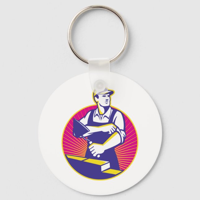 Mason-Mauerwerk Schlüsselanhänger (Vorderseite)