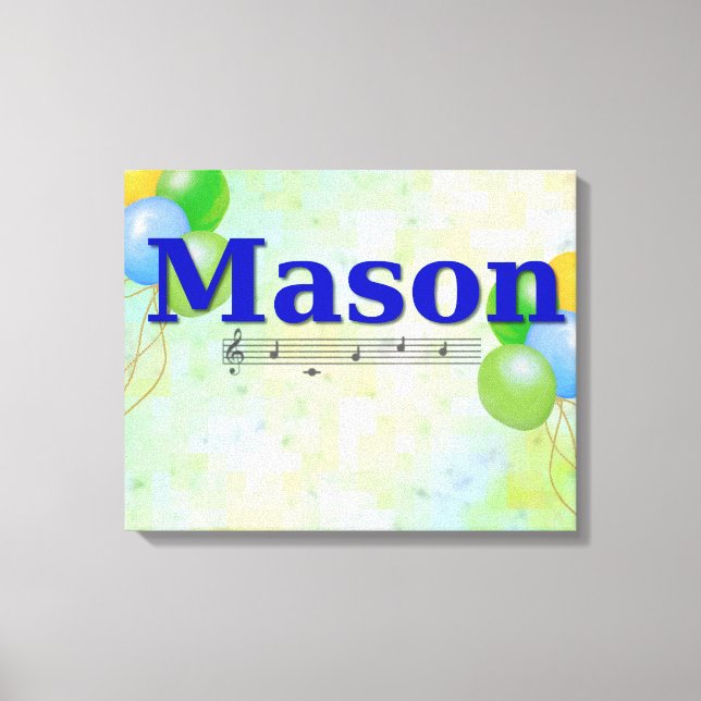 Mason Name Leinwand (Vorderseite)