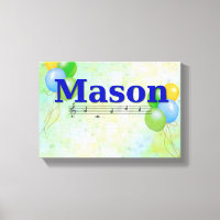 Mason Name Leinwand
