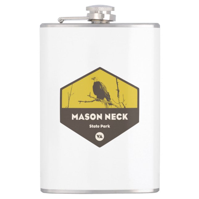 Mason Neck Staat Park Flachmann (Vorderseite)
