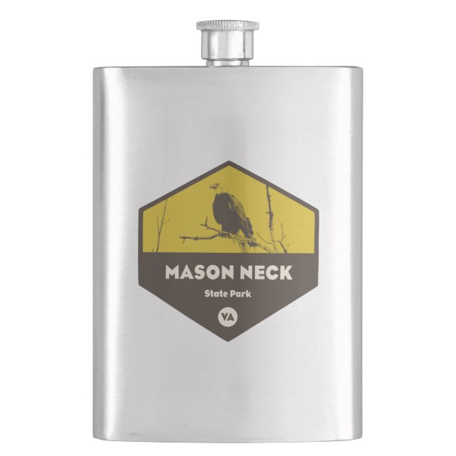 Mason Neck Staat Park Flachmann (Vorderseite)