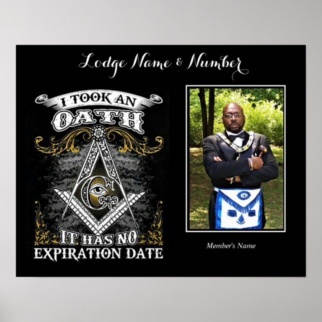 Mason Personalize Foto Poster (Vorne)