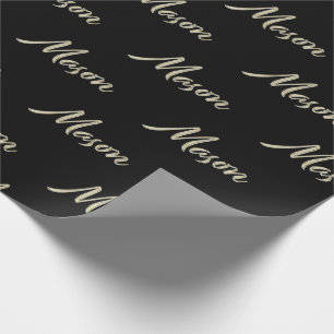 Mason Vorname Name edles Geschenkpapier Papier