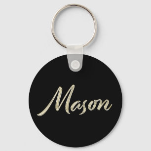 Mason whitegold Button Schlüsselger Schlüsselanhänger