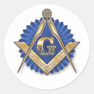 Masonenaufkleber Runder Aufkleber