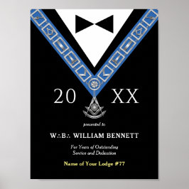 Masonic Awards | Juwelen der früheren Meisterklass Poster