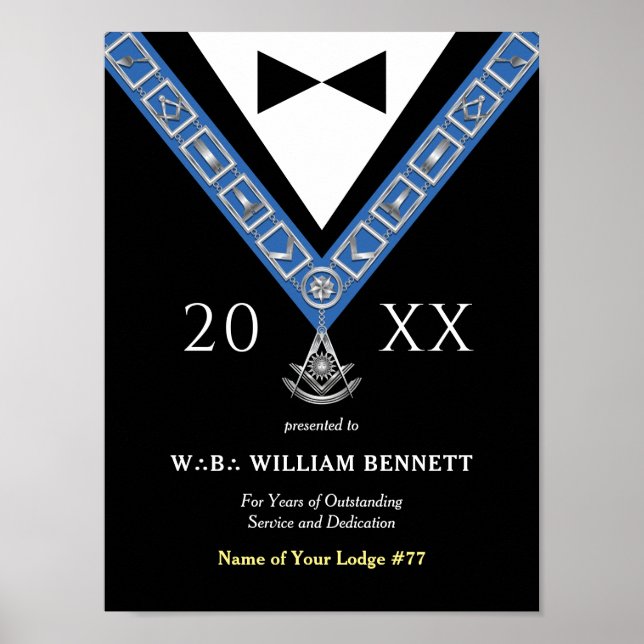 Masonic Awards | Juwelen der früheren Meisterklass Poster (Vorne)
