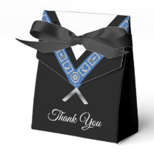 Masonic Black Tuxedo Vorlage Danke Party