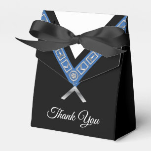 Masonic Black Tuxedo Vorlage Danke Party Geschenkschachtel
