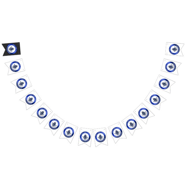 Masonic Bunting Banner Blue (Alle)