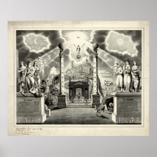 Masonic Chart (1846) Poster