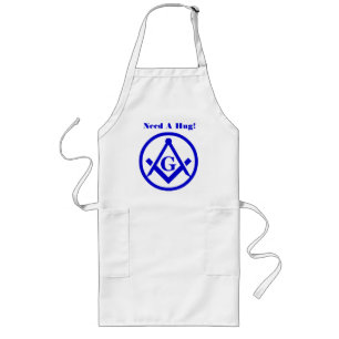 Masonic Chef Lange Schürze