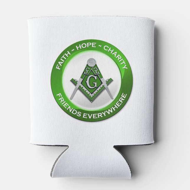 Masonic Cooler Green Dosenkühler (Rückseite)