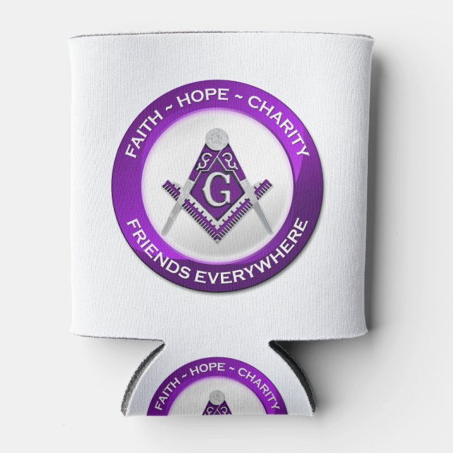 Masonic Cooler Purple Dosenkühler (Vorderseite)