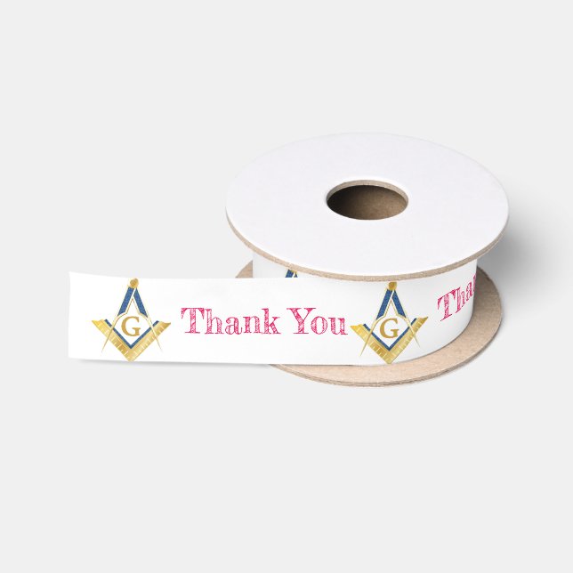 Masonic Danke, Satin Ribbons Satinband (Spule)