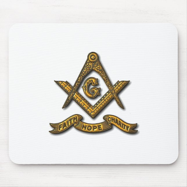 Masonic Faith Hope and Charity Mouse Pad Mousepad (Vorne)