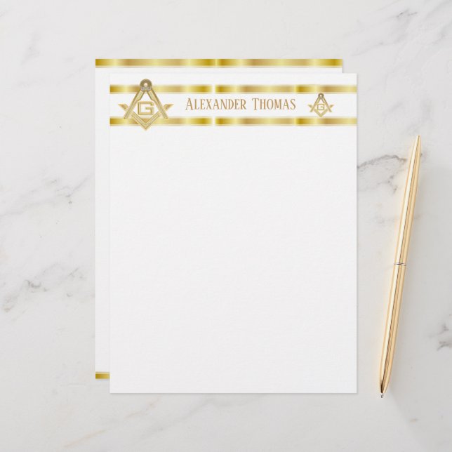 Masonic Golden Rush (Vorderseite/Rückseite Beispiel)