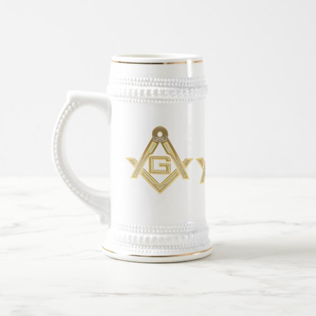 Masonic Golden Rush Bierglas (Links)