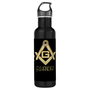 Masonic Golden Rush Edelstahlflasche