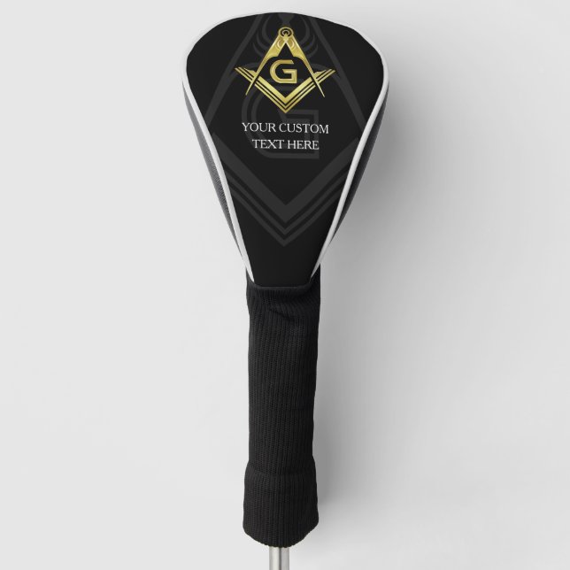 Masonic Golf Club Covers | Geeignete Freimaurerges Headcover (Vorderseite)