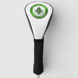 Masonic Golf Head Cover Green Golf Headcover
