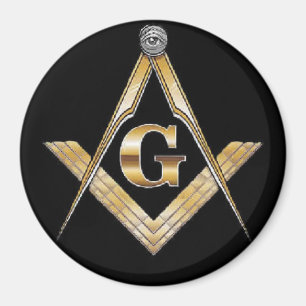 Masonic-Magnet schwarz Magnet