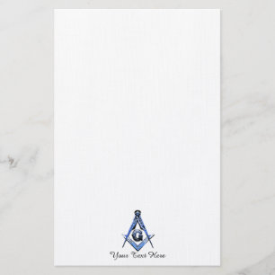 Masonic Minds (blau) Briefpapier