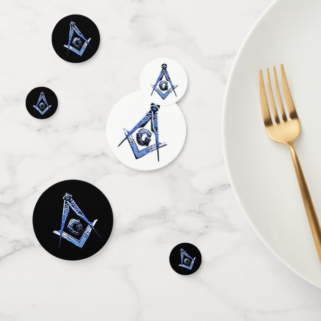 Masonic Minds (blau) Konfetti (Gruppe)