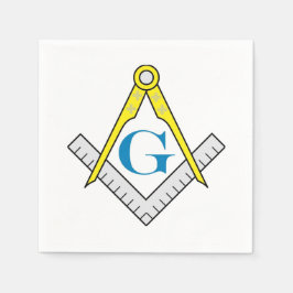 Masonic Napkins Serviette