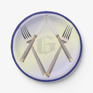 Masonic Paper Plate Pappteller