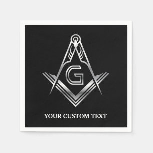Masonic Party Supplies   Personalisiert Napkins Serviette