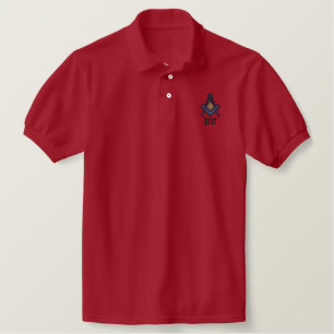 Masonic Polo bestickt mit 1717 Datum