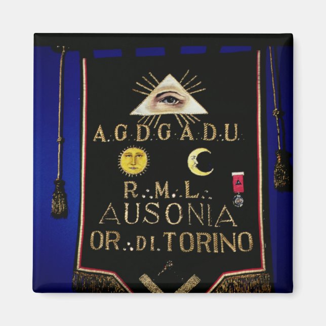 Masonic Regalia, vom Orden von Turin Magnet (Vorne)