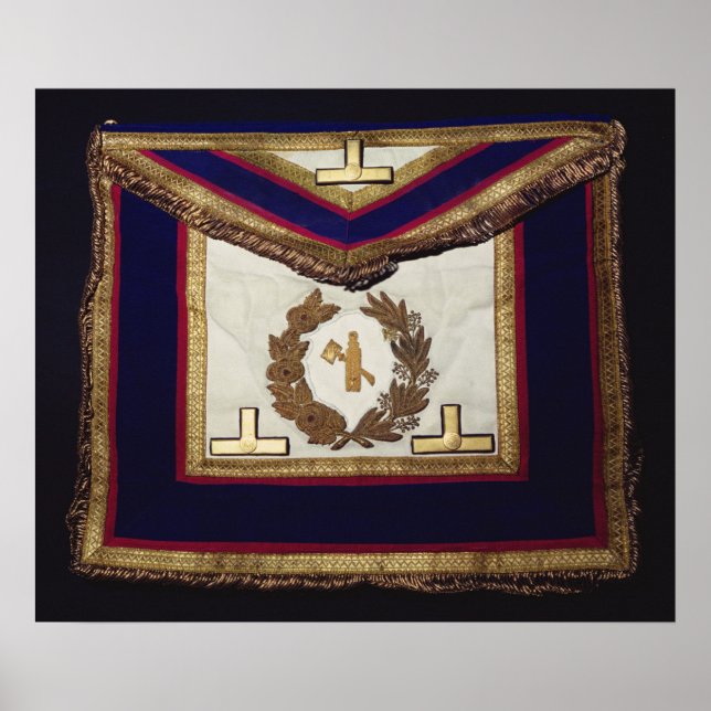 Masonic Regalia, vom Orden von Turin Poster (Vorne)