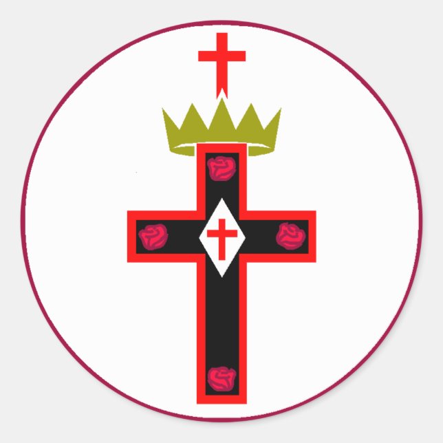 Masonic Rosicrucian Society Sticker (Vorderseite)