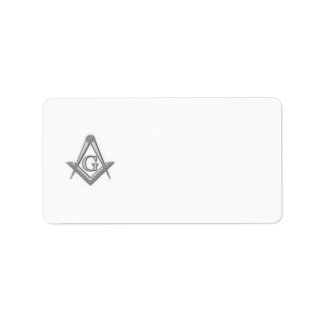 Masonic-Rückadressen-Etikett Adressaufkleber