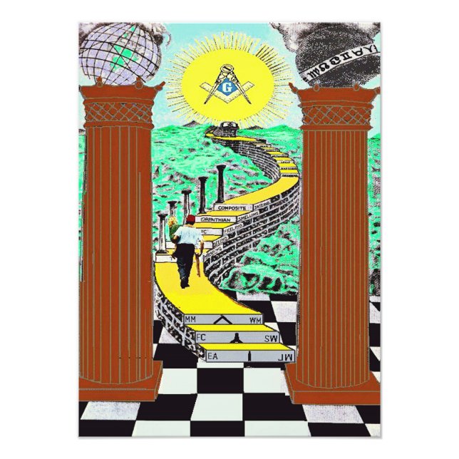 Masonic Shriner Foto Print (Vorne)