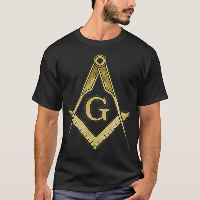 Masonic Square und Compass T-Shirt (Vorderseite)
