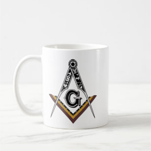Masonic Square und Compass-Tasse Kaffeetasse
