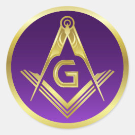 Masonic Stickers | Freimaurerplatz und Kompass