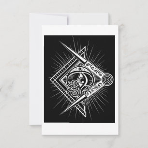 Masonic Style Postkarte
