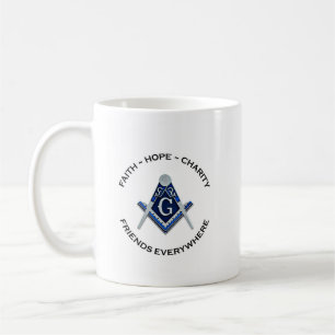 Masonic Tasse Blue Clean