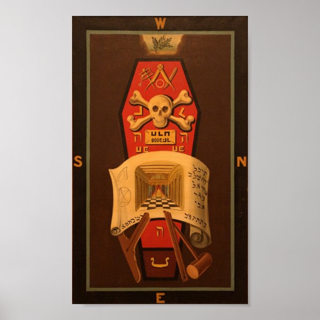 Masonic Tracing Board - Master Mason 2 Poster (Vorne)