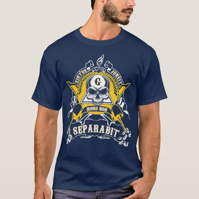 Masonic Virtus Junxit Mors Non Separabit Vathers T-Shirt (Vorderseite)