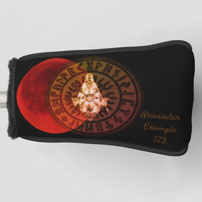 Masonic Warrior Golf Headcover (Vorderseite)