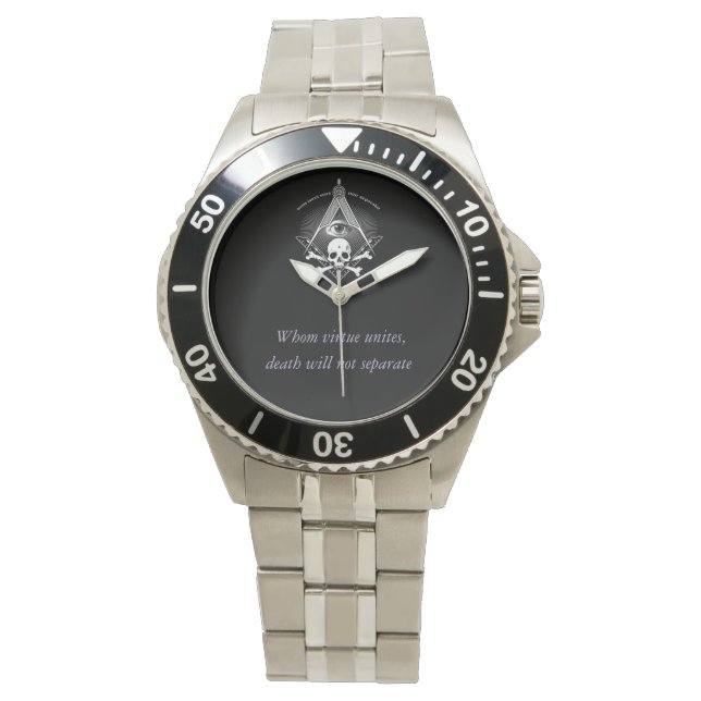 Masonic Watch für den herausragenden Master Mason Armbanduhr (Vorderseite)